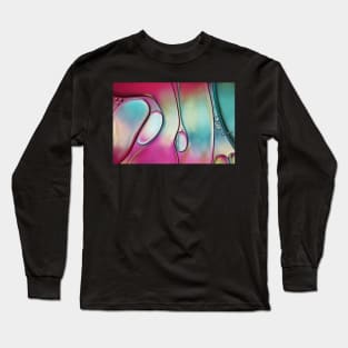 Passion Pink  Rainbow Swirls Long Sleeve T-Shirt